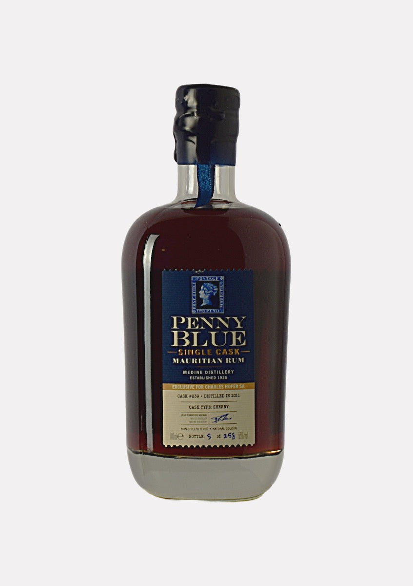 Penny Blue Single Cask Mauritian Rum 2011 Sherry Cask