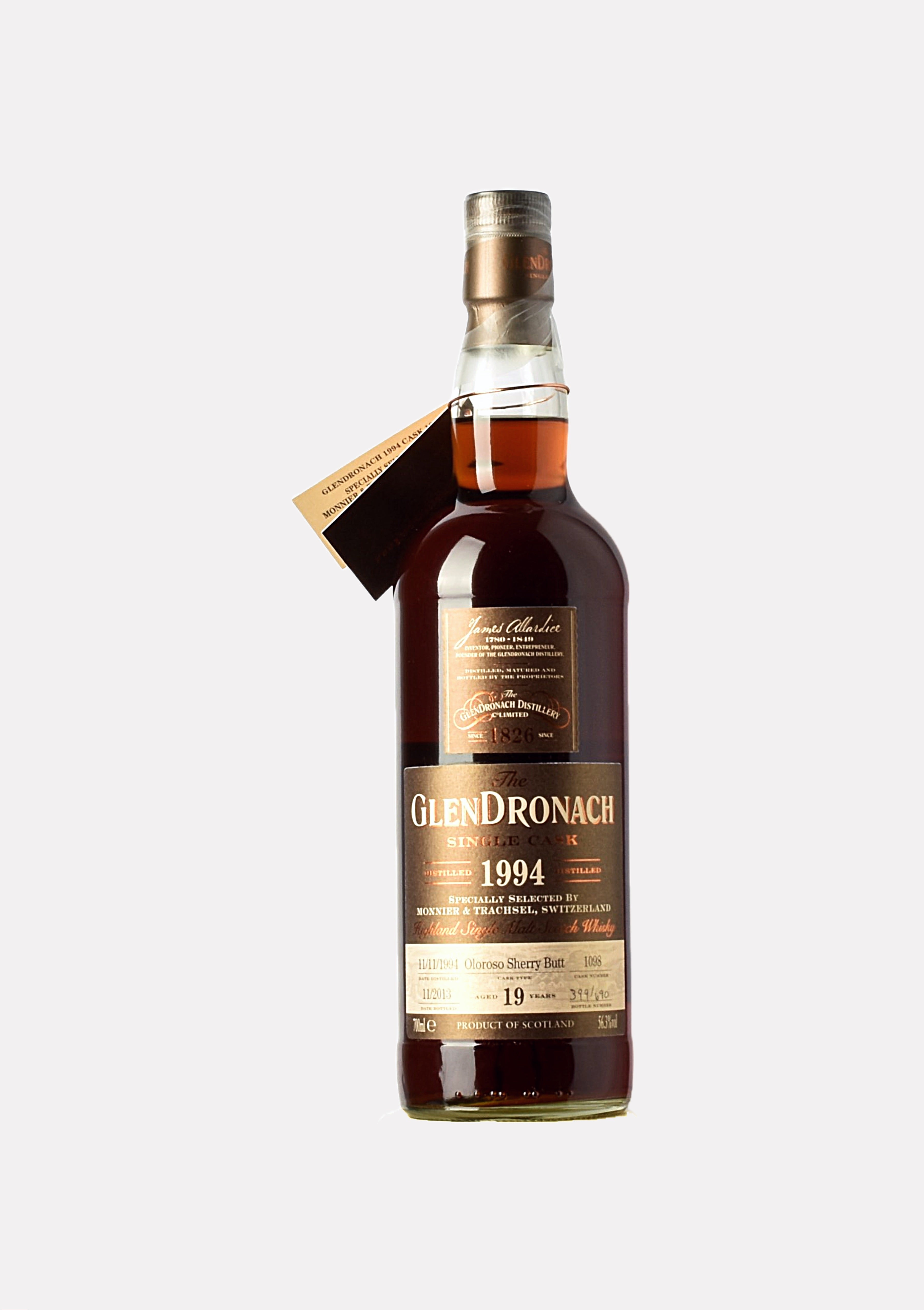 GlenDronach Single Cask 1994 19年 53.5% Glendronach 1994 19 years