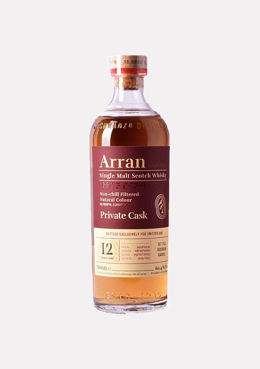Arran 2012- 2025 12 Jahre Private Cask