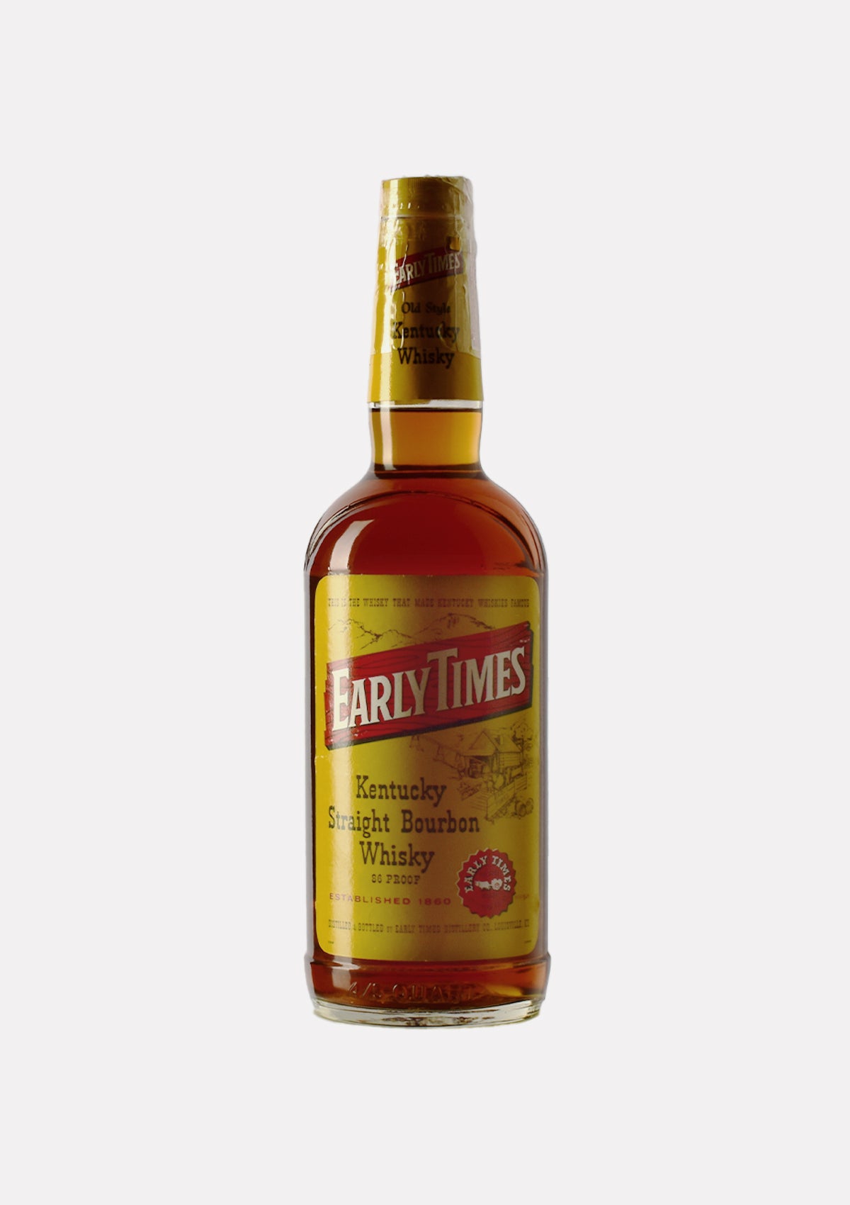 未開栓Early Times Kentucky Straight Bourbon WHBOET1006-EarlyTimes-43Vol.-