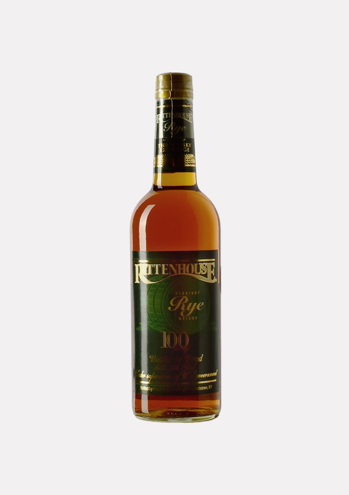 Rittenhouse Straight Rye Whisky 100 Proof Bottled in Bond