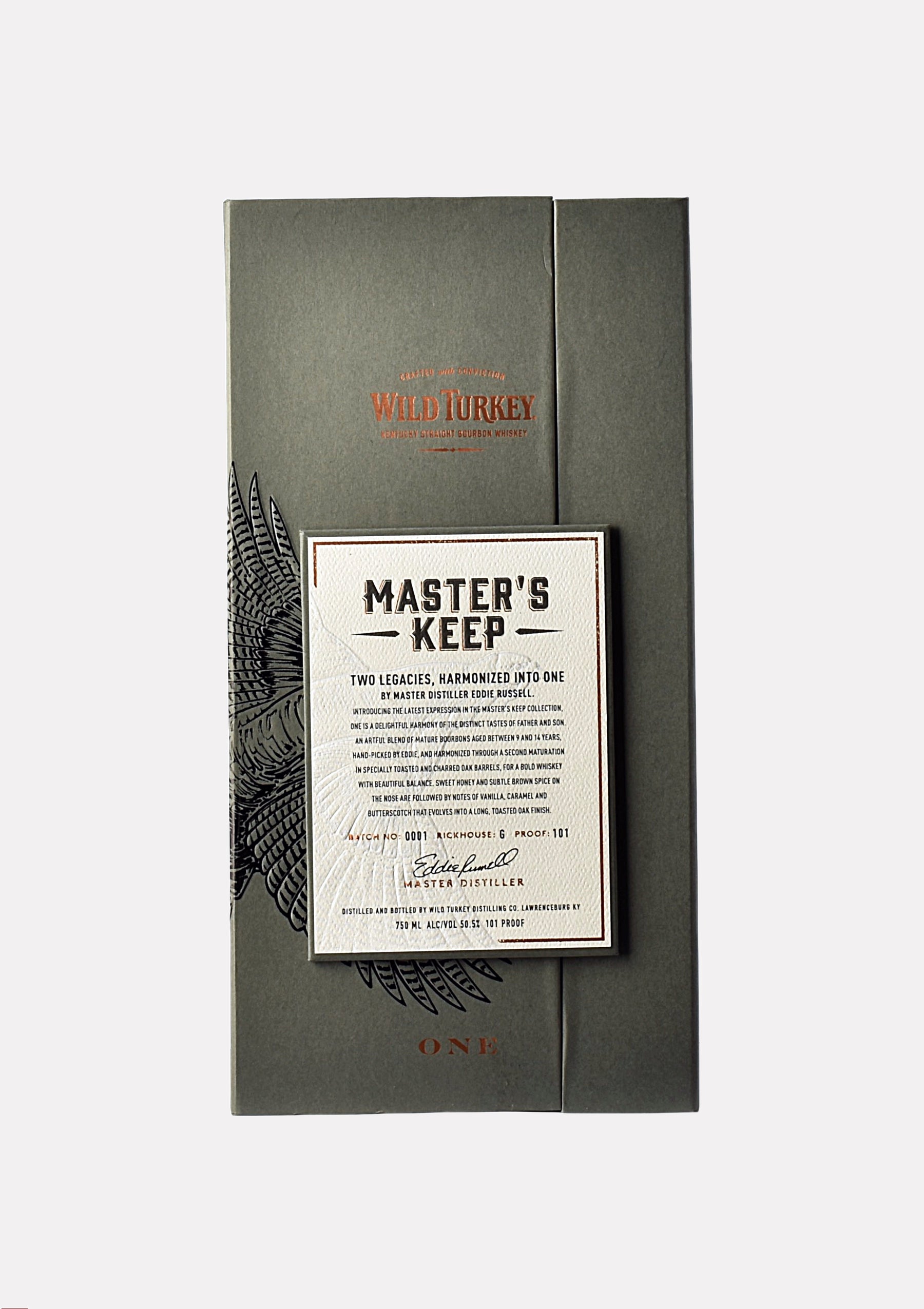 Keep One Wild Turkey Master`s Keep ONE 101 Proof Batch No. 0001