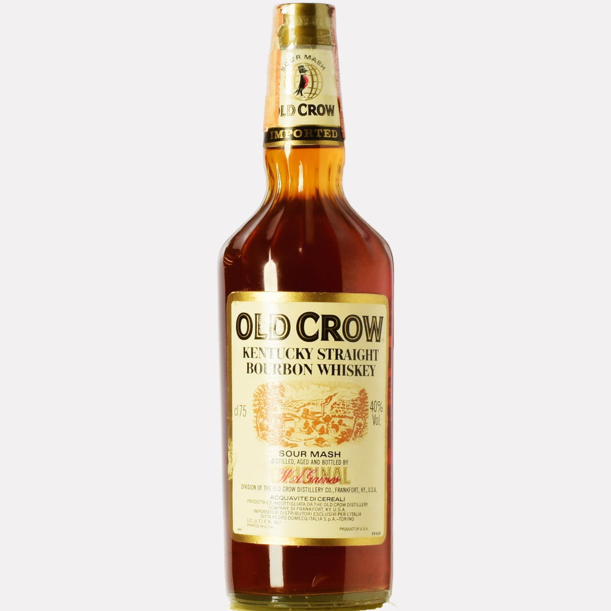 レア OLD CROW Kentucky Straight Bourbon未開栓 Old Crow Kentucky Straight Bourbon Whiskey