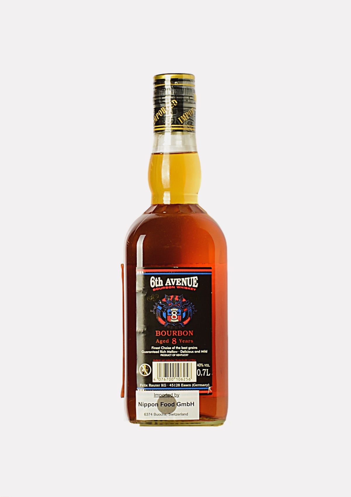 6th Avenue Bourbon Whiskey 8 Jahre