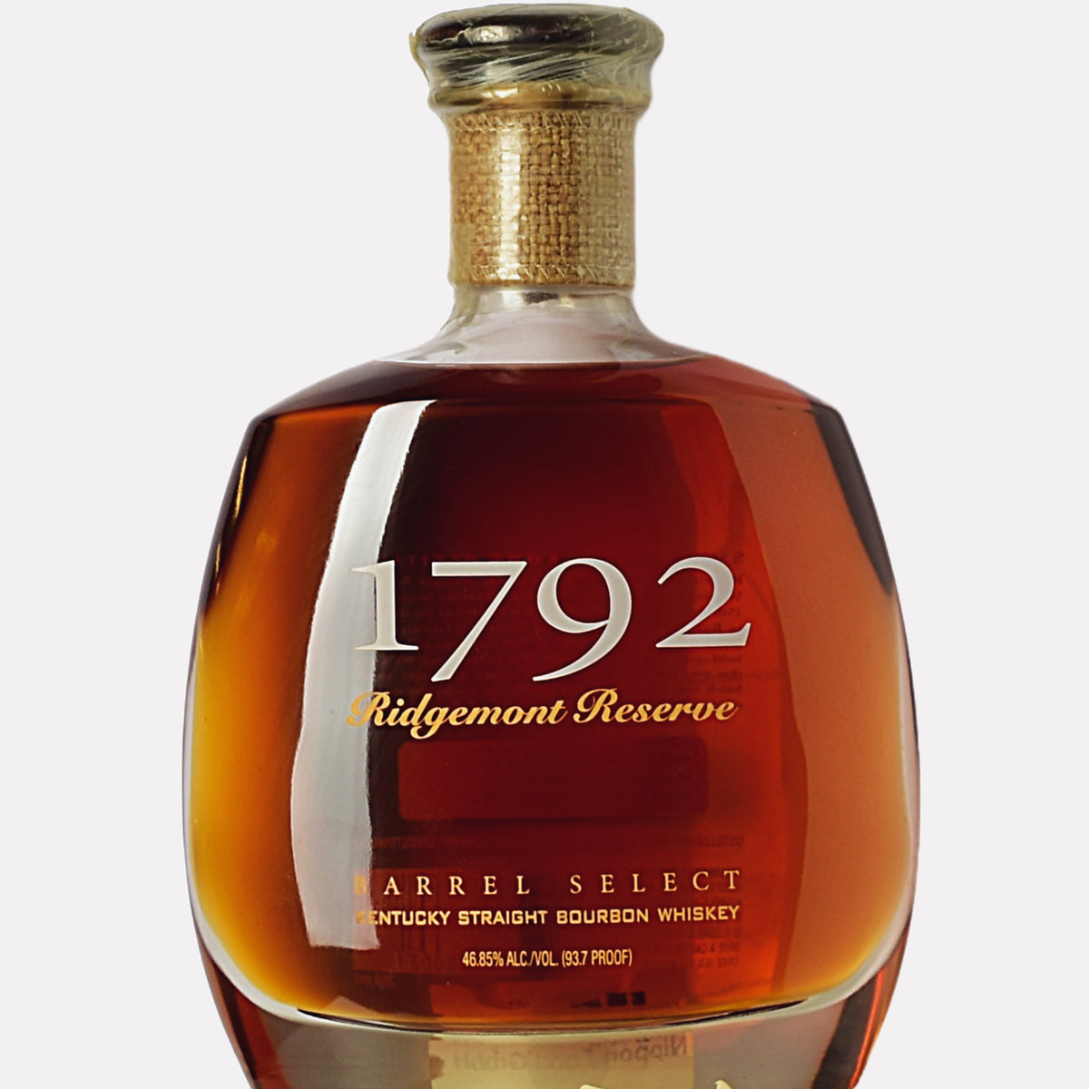 1792 Ridgemont Reserve Barrel Select Kentucky Straight Bourbon Whiskey