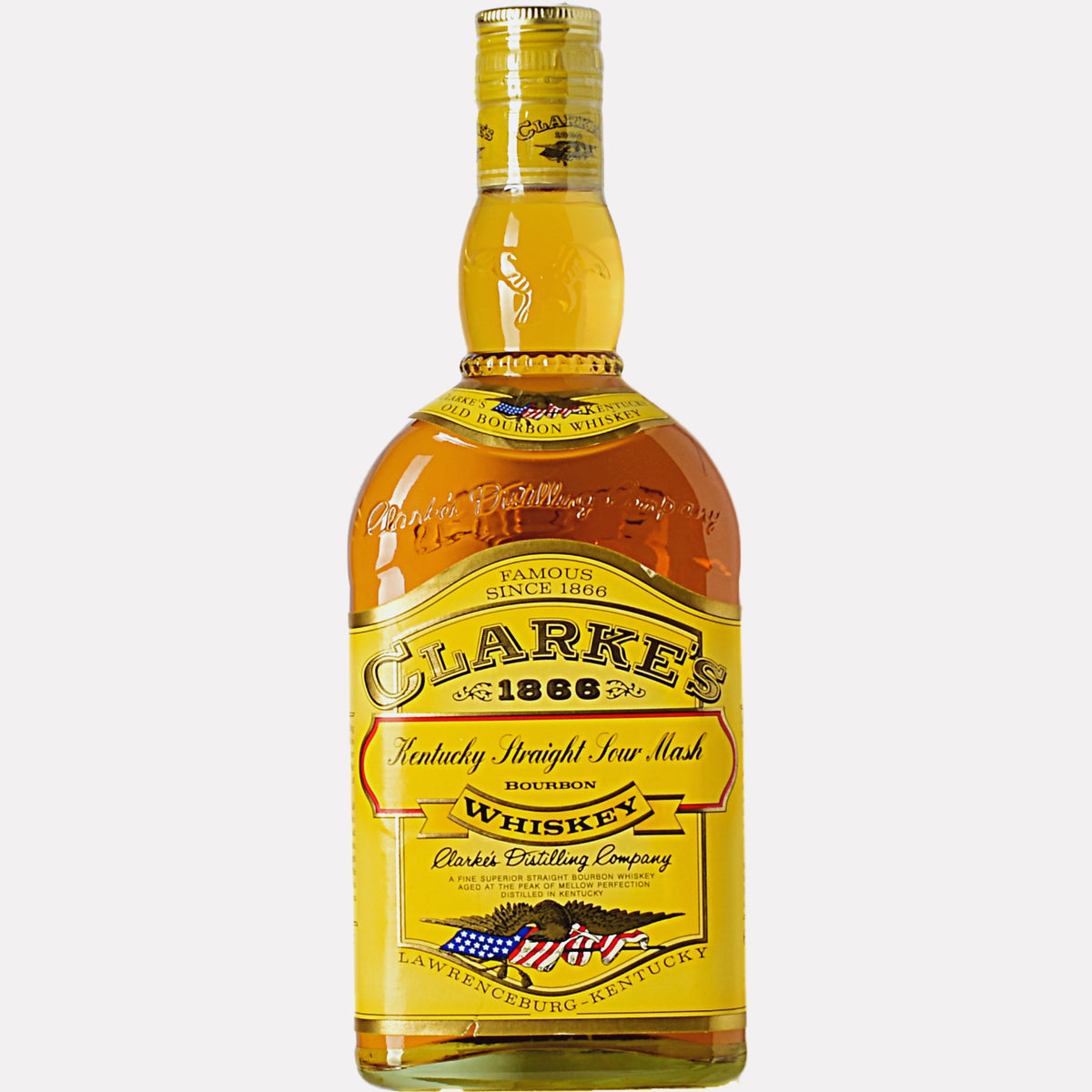 Clarke`s 1866 Kentucky Straight Sour Mash Bourbon Whiskey
