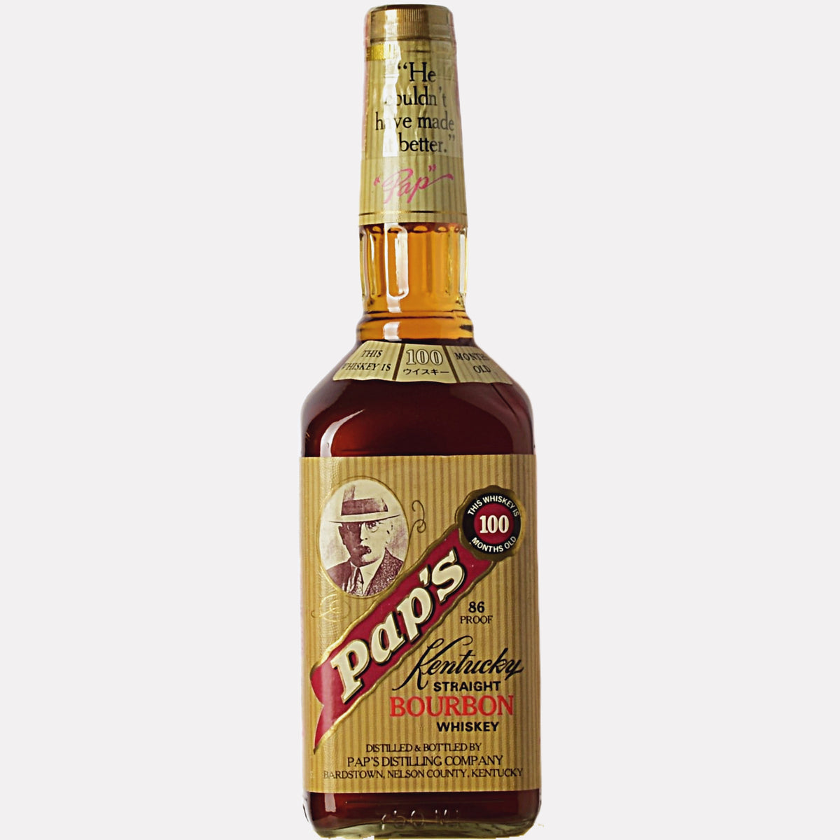 Pap`s Kentucky Straight Bourbon Whiskey 100 Months Old