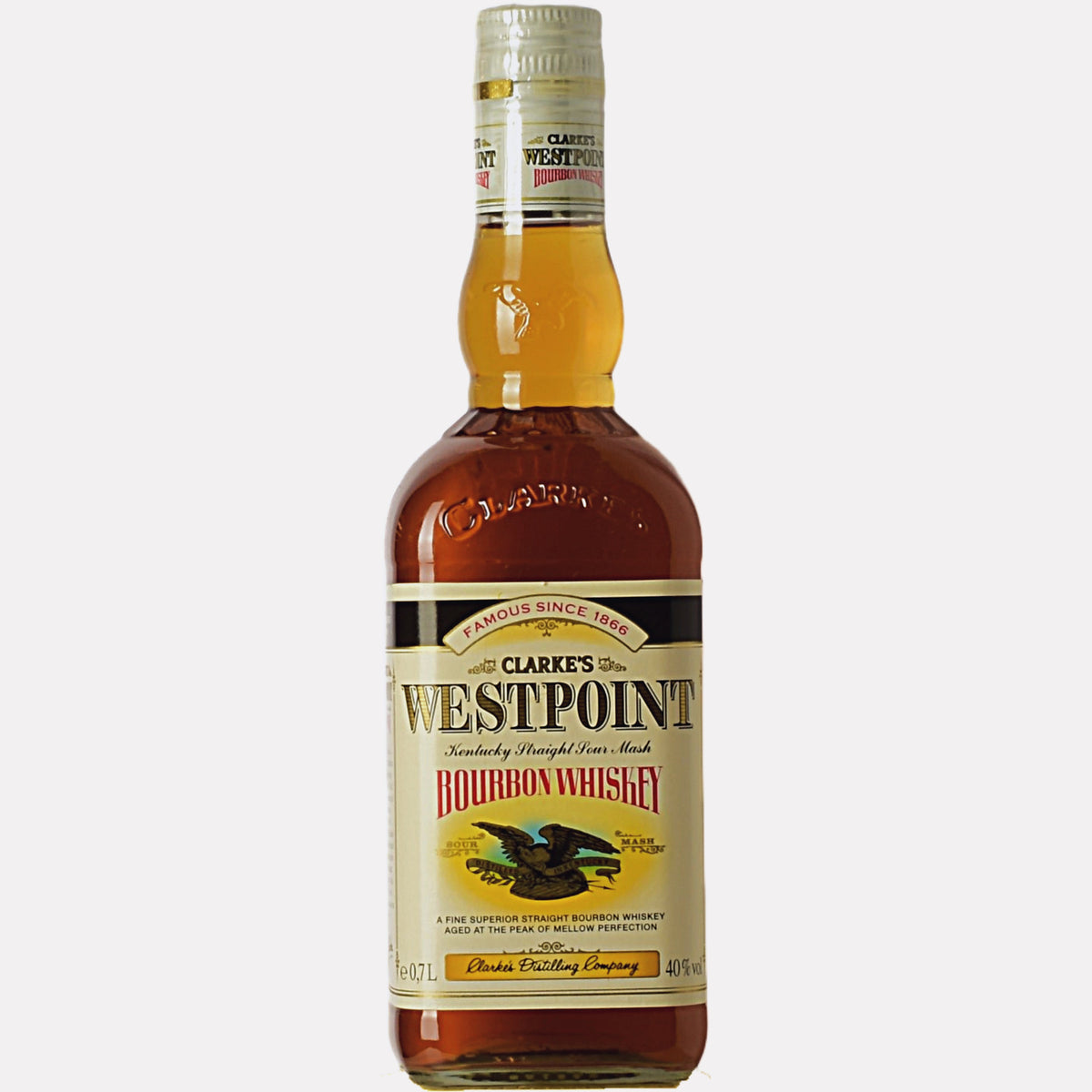 Clarke`s Westpoint Kentucky Straight Sour Mash Bourbon Whiskey