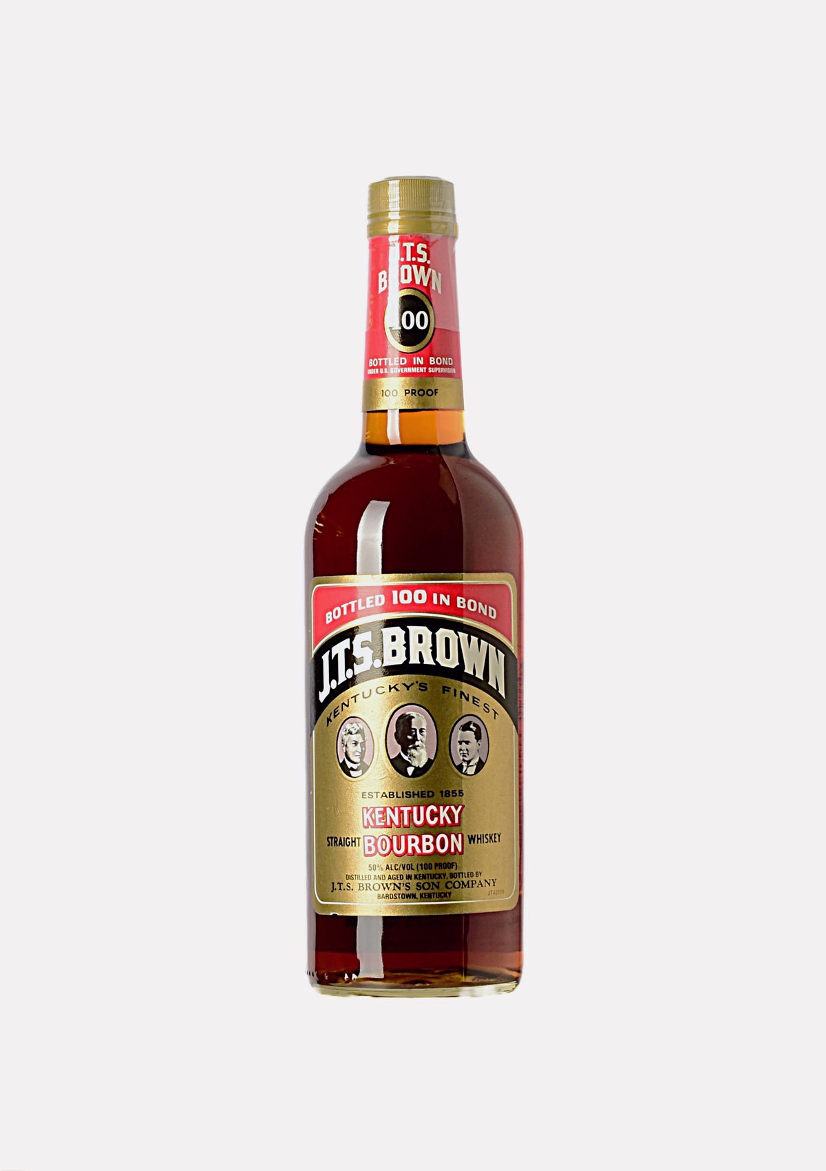 J.T.S. Brown Kentucky Straight Bourbon Whiskey 100 Proof