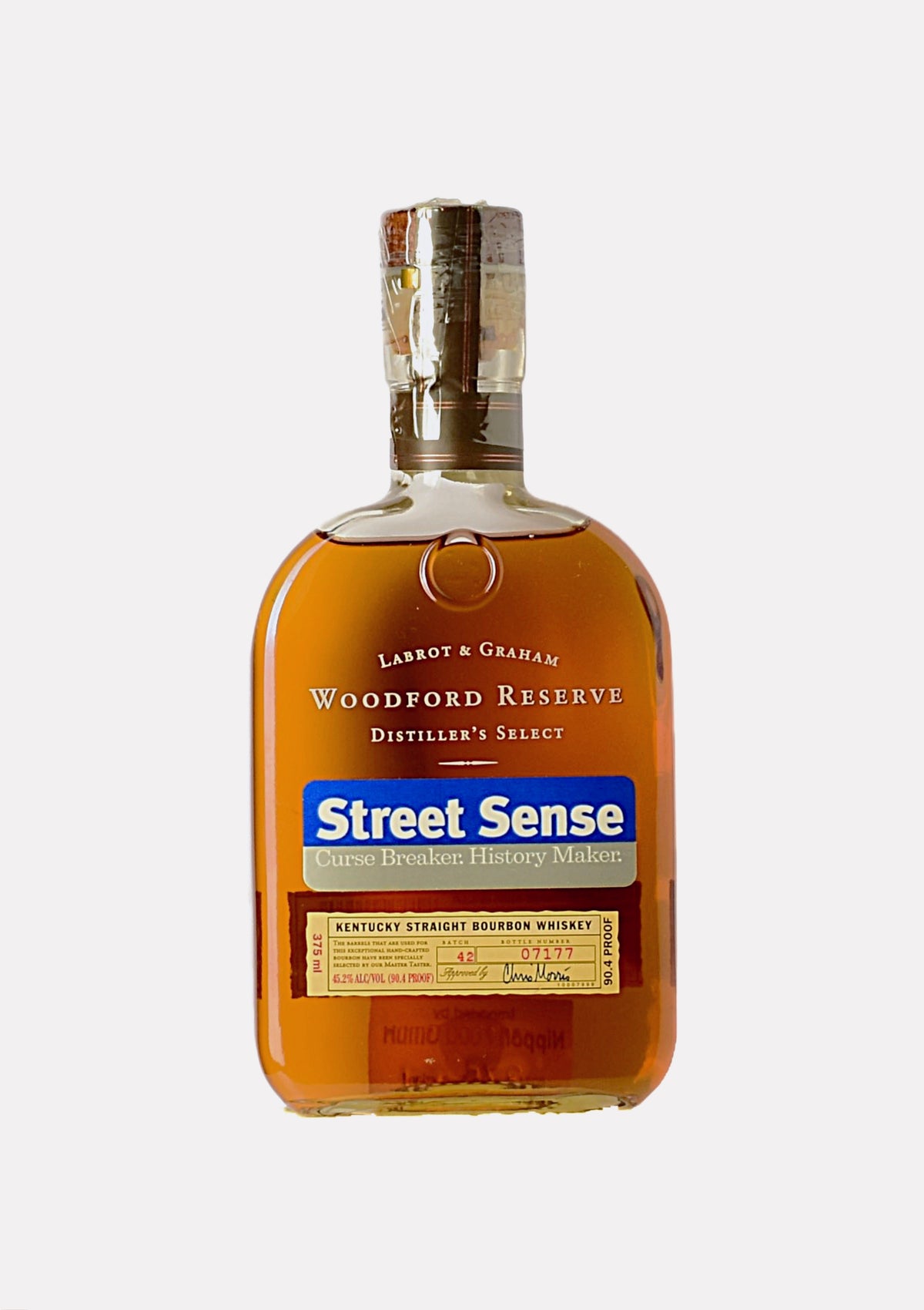 Woodford Reserve Street Sense Kentucky Straight Bourbon Whiskey 37.5 cl.