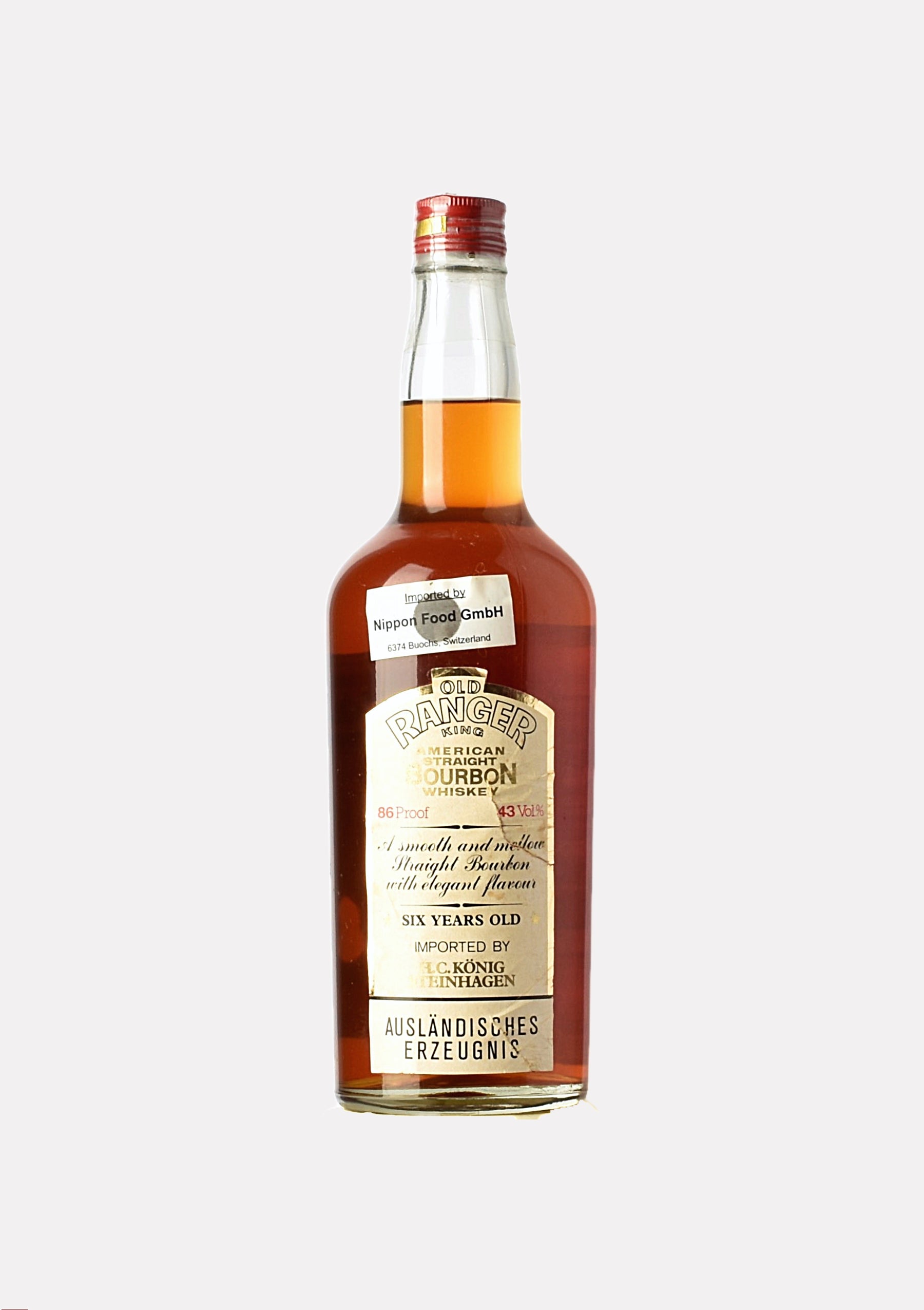 Old Ragner Old Ranger King American Straight Bourbon Whiskey 6 Jahre