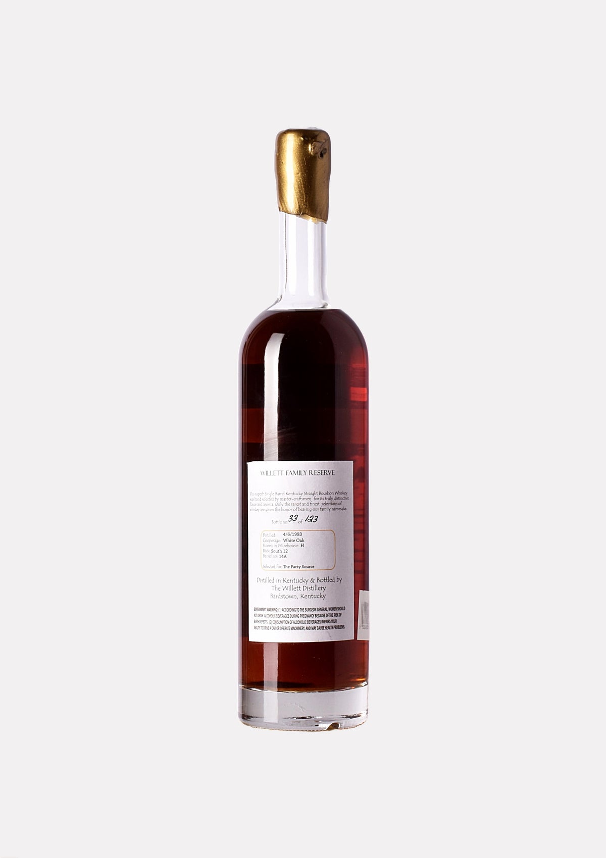 Willett Straight Kentucky Bourbon Whiskey 17 Jahre Barrel No. 14A