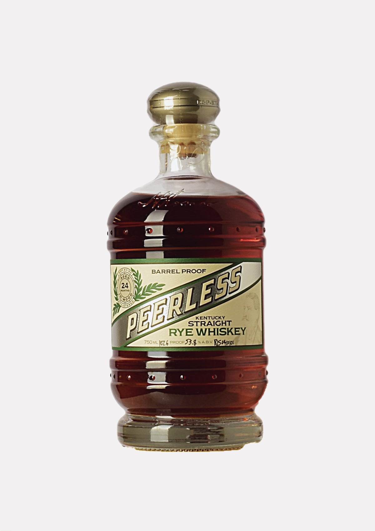 Peerless Barrel Proof Ryw Whiskey