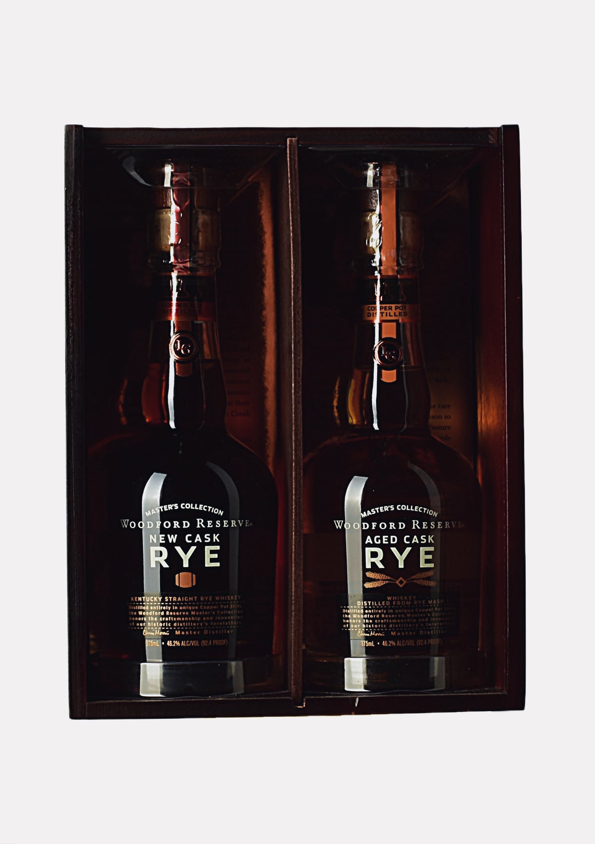 Woodford Reserve Master`s Collection New Cask Rye and Aged Cask Rye 2x 37.5 cl