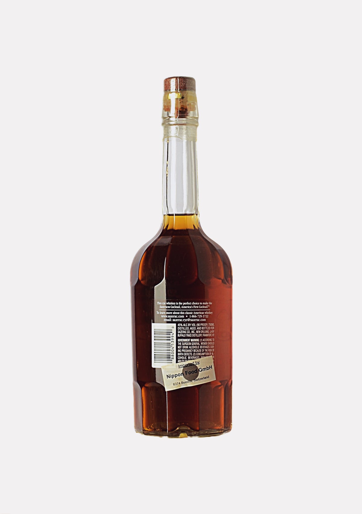 Sazerac Rye Straight Rye Whiskey 75th Anniversary Bottled for The Whisky Exchange