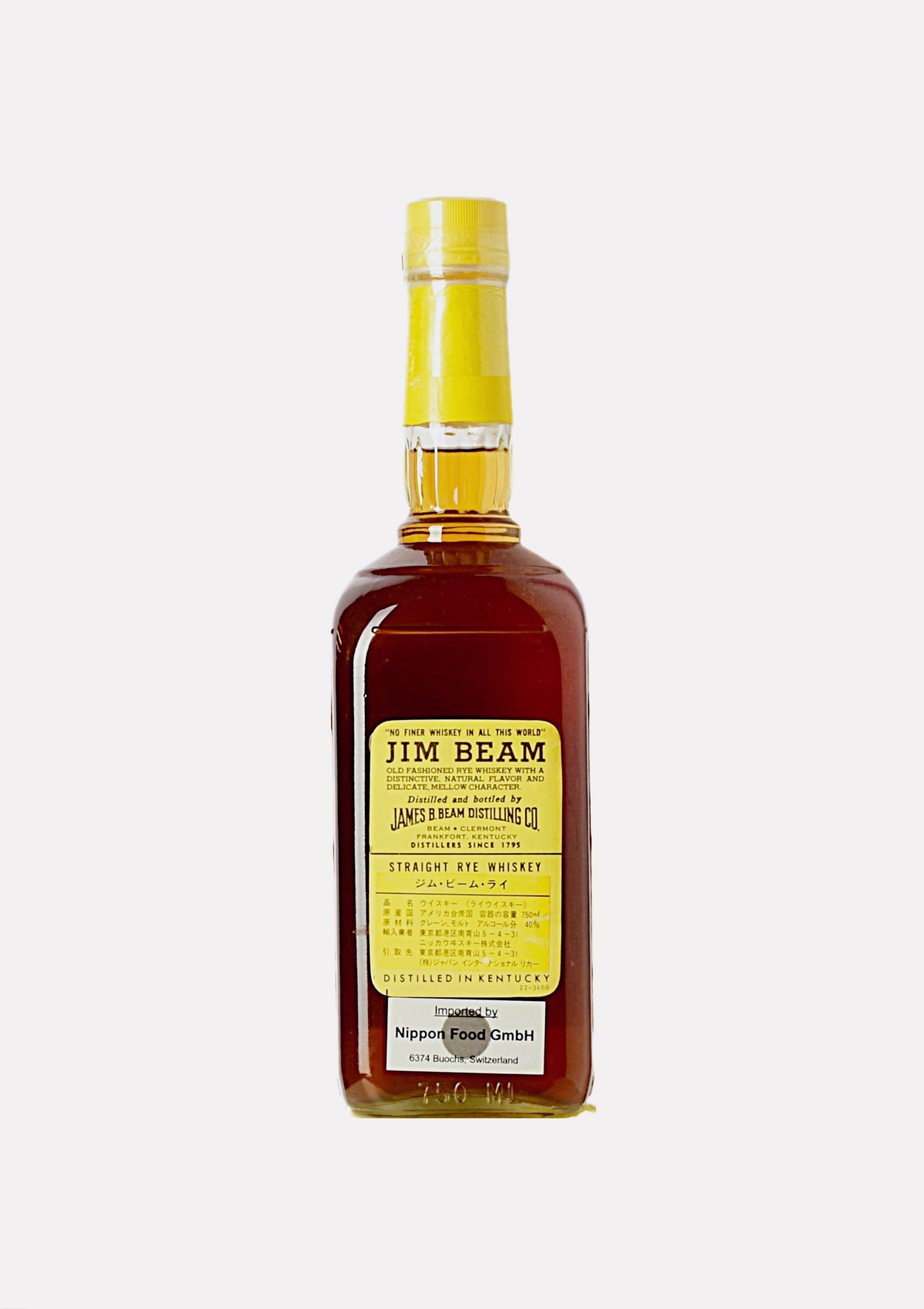 Jim Beam Straight Rye Whiskey
