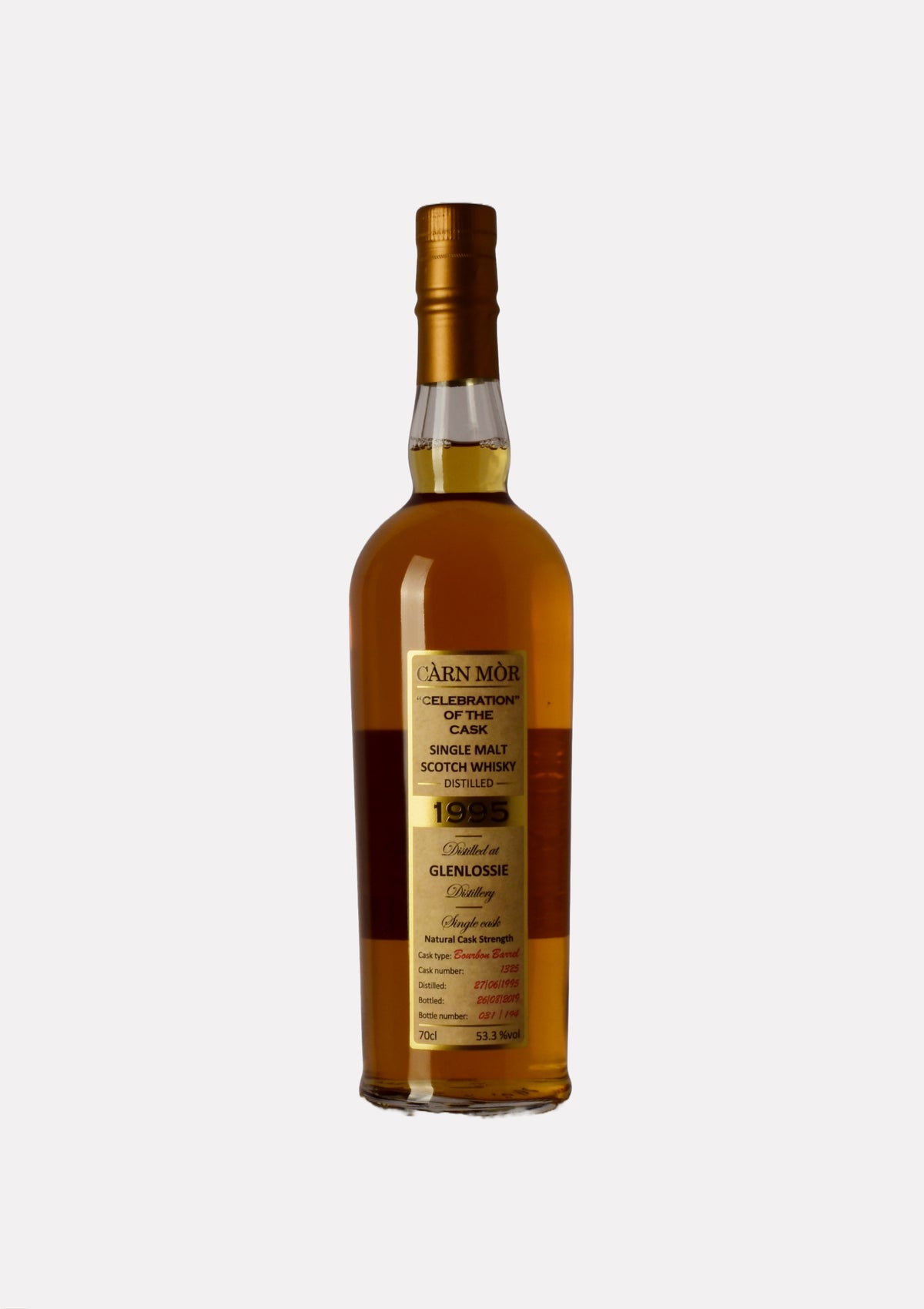 Glenlossie 1995- 2019 24 Jahre Càrn Mòr Celebration of the Cask