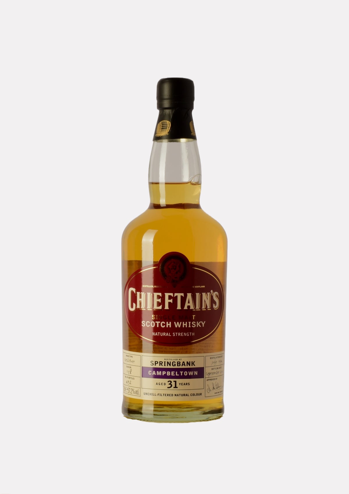 Springbank 1974- 2005 31 Jahre Chieftain's Choice