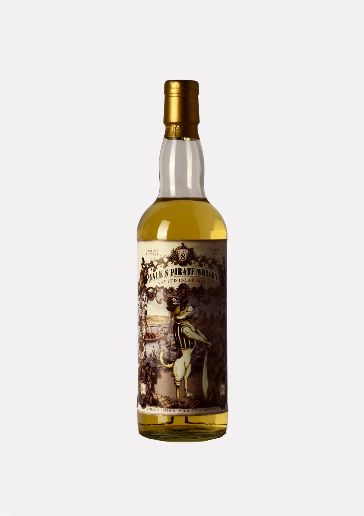 Jack`s Pirate Whisky Vatted Islay Malt 8 Jahre