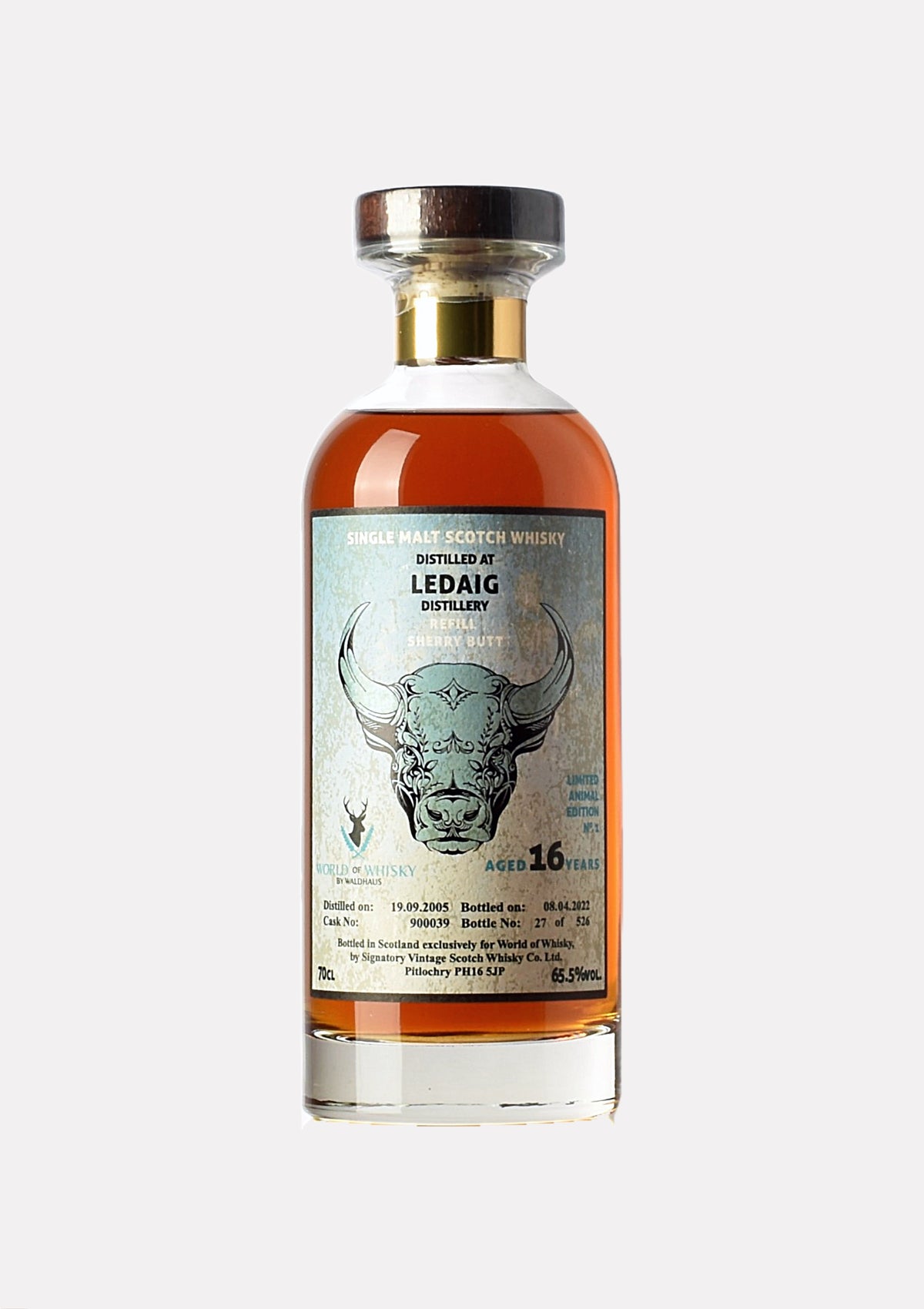 Ledaig 2005- 2022 16 Jahre Limited Animal Edition No. 1