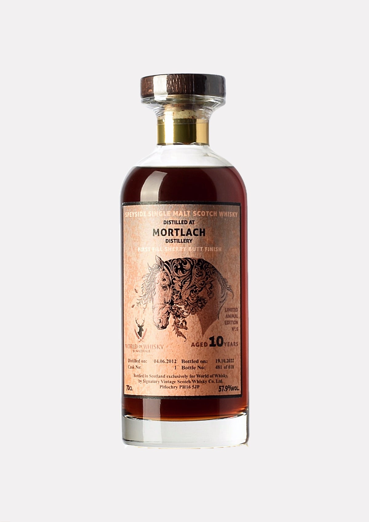 Mortlach 2012- 2022 10 Jahre Limited Animal Edition No. 5