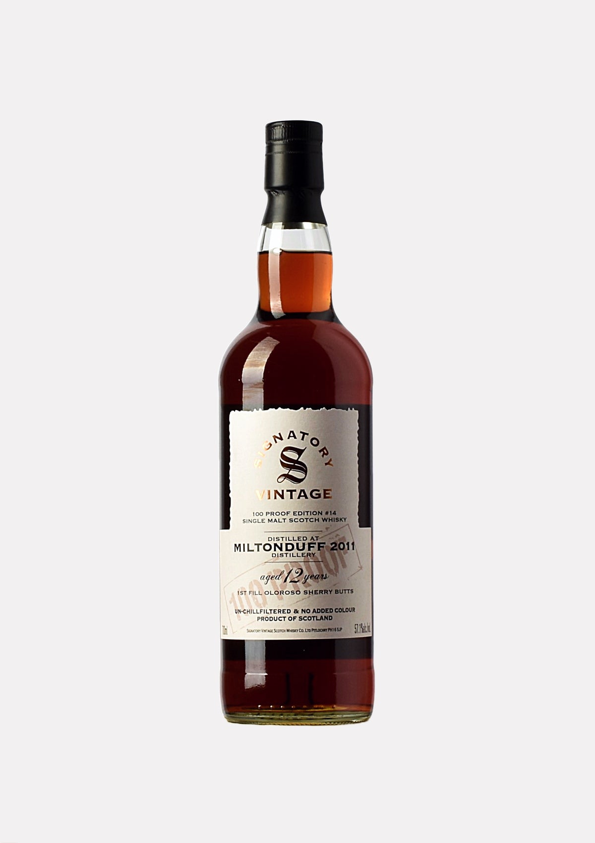 Miltonduff 2011- 2024 12 Jahre 100 Proof Edition #14