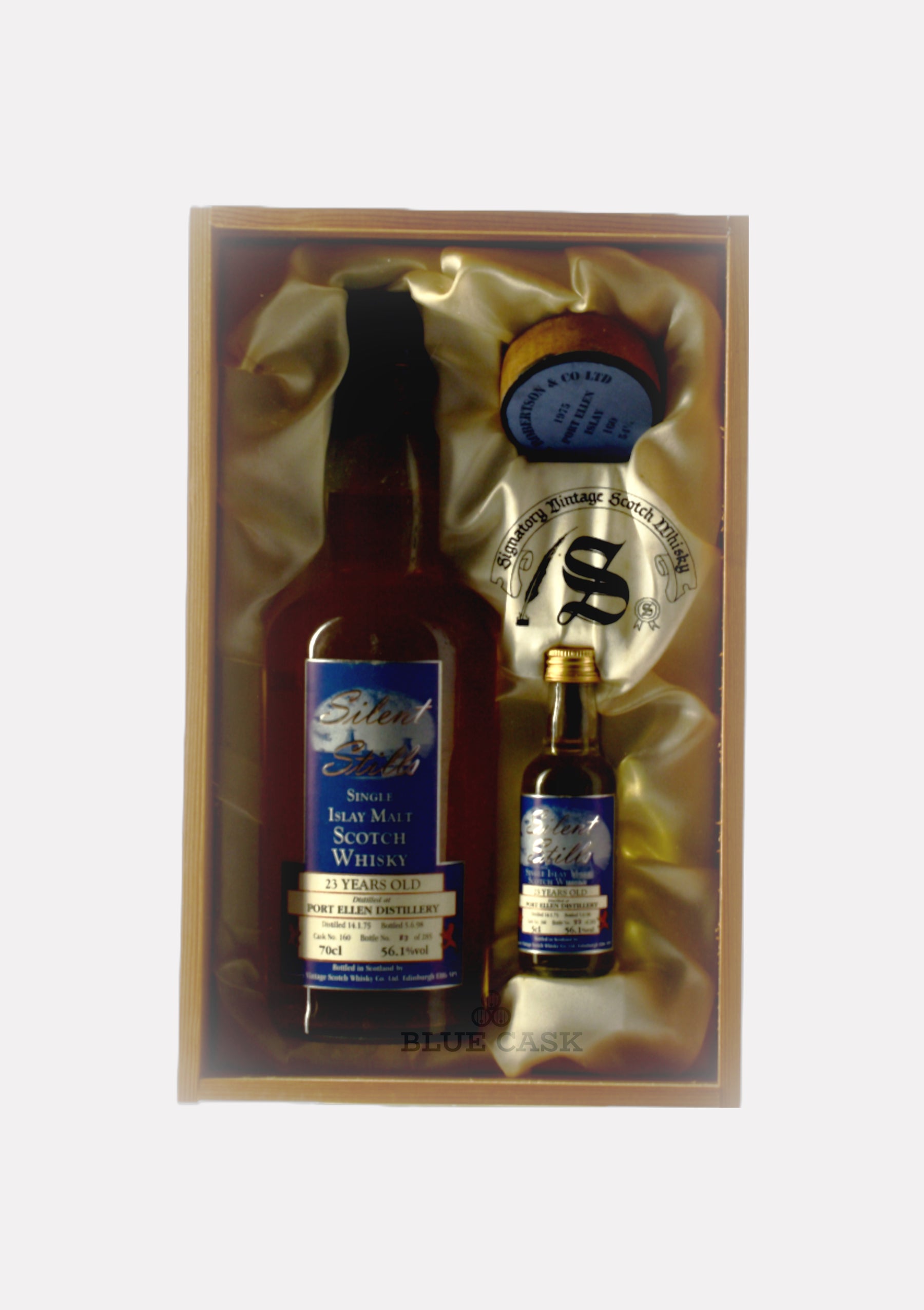 Port Ellen 1975- 1998 23 Jahre Silent Stills Cask with Miniature