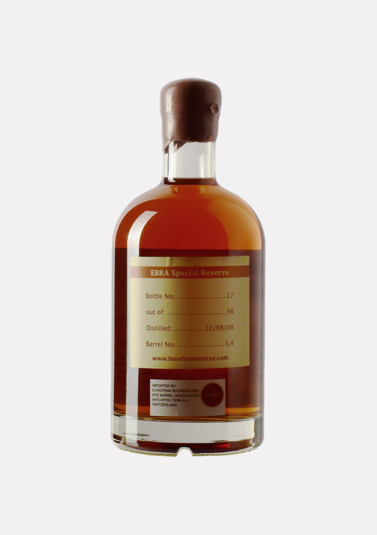 EBRA Tennessee Sour Mash Whiskey 3.4