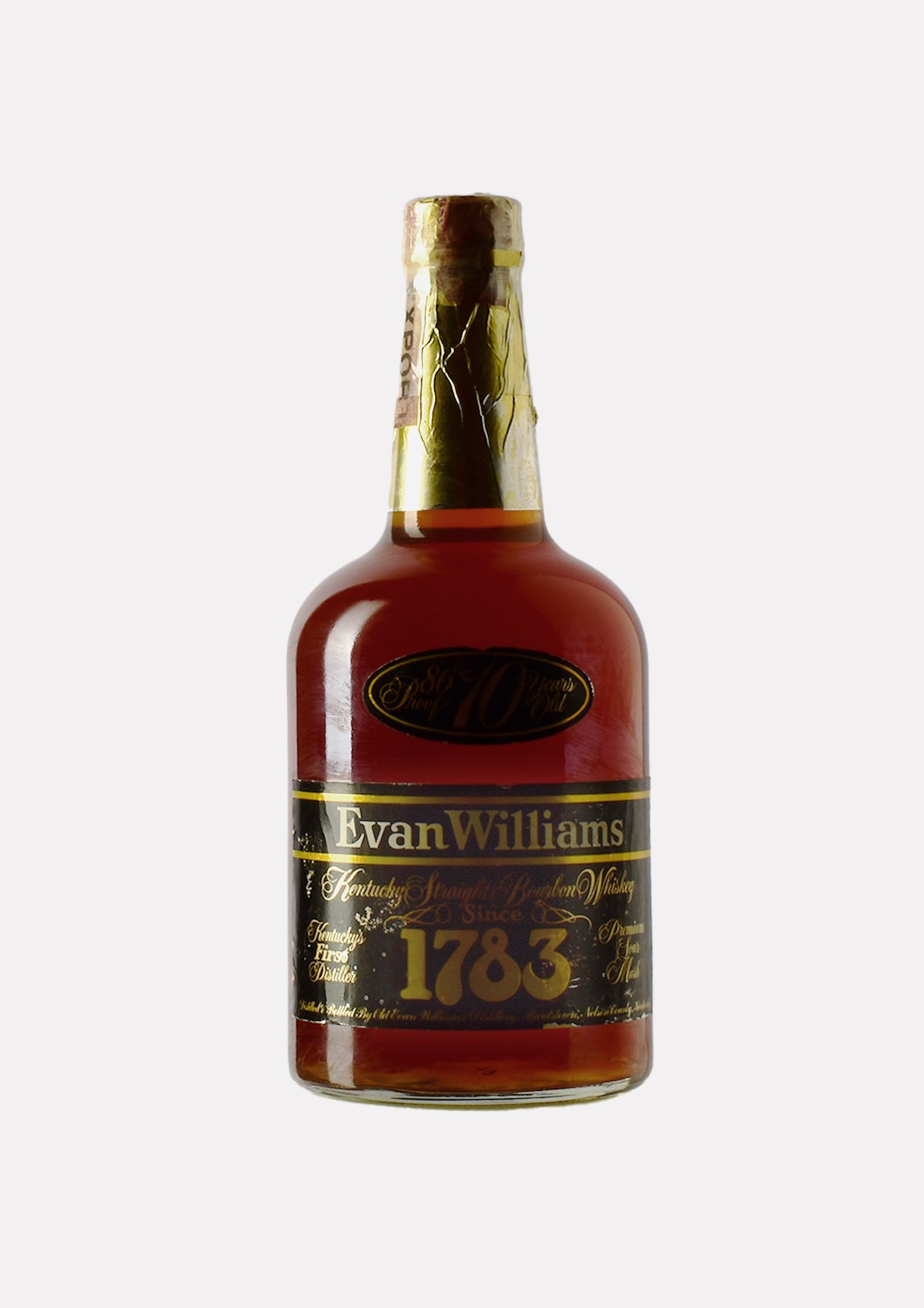 Evan Williams 1783 Bourbon Whiskey 10 Jahre