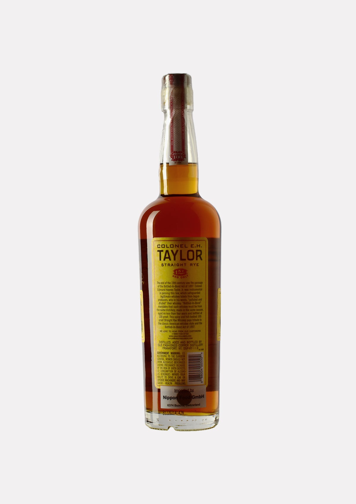 Taylor Rye Logo Colonel E.H. Taylor Straight Rye