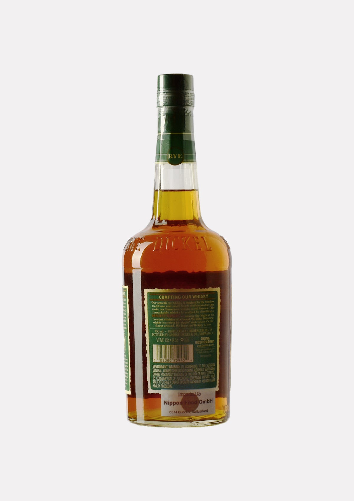 George Dickel Rye Whisky 90 Proof