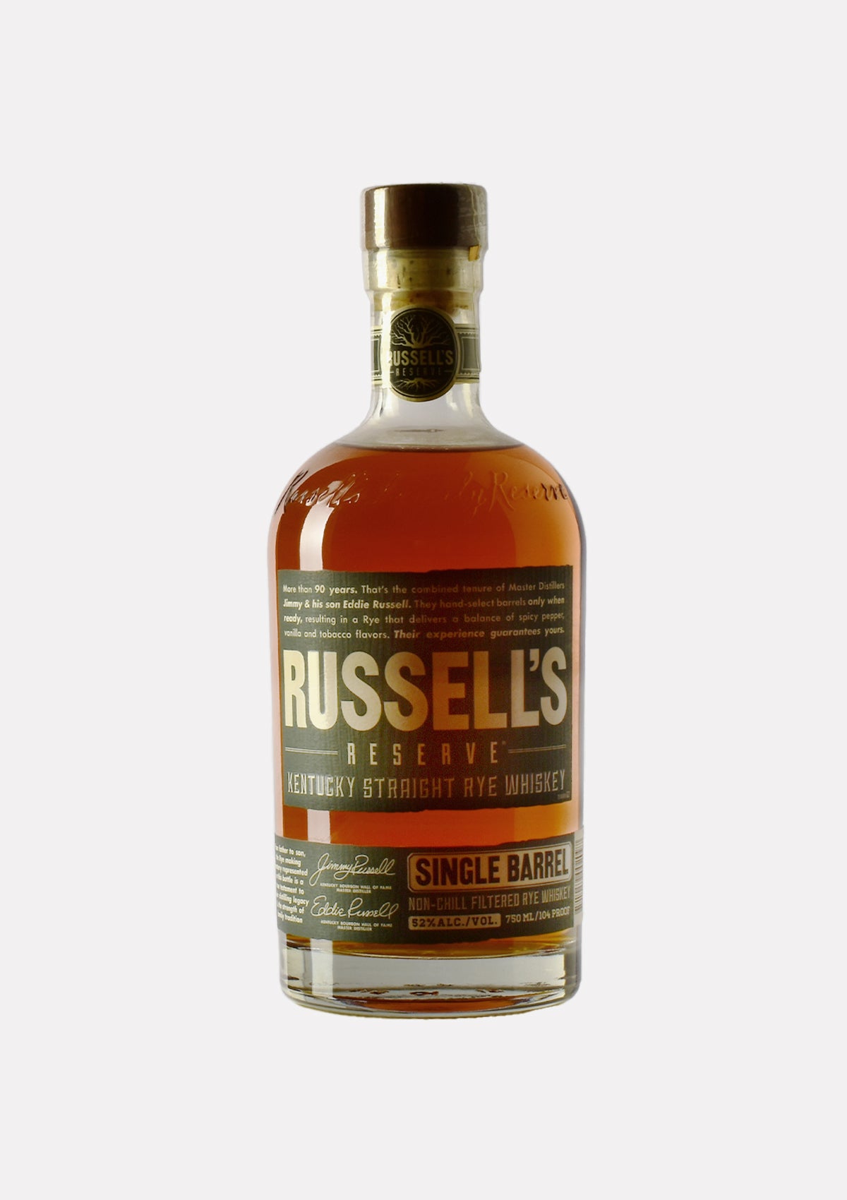 Russell`s Reserve Rye Whiskey Single Barrel